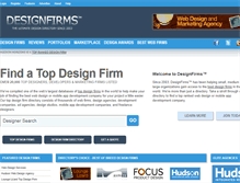 Tablet Screenshot of designfirms.org